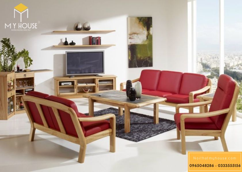 Sofa gỗ công nghiệp