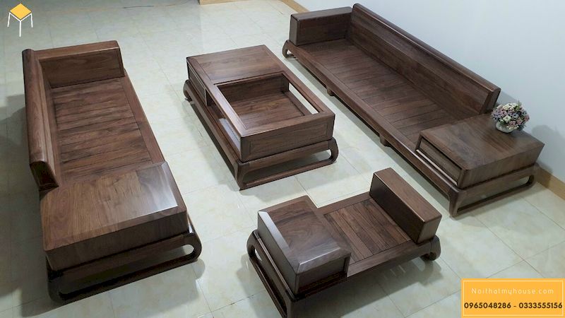 Mẫu bàn ghế gỗ tự nhiên đẹp 