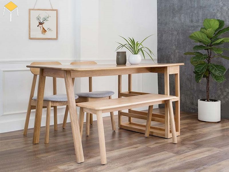 Báo giá bộ bàn ăn gỗ sồi 6 ghế chi tiết 2022