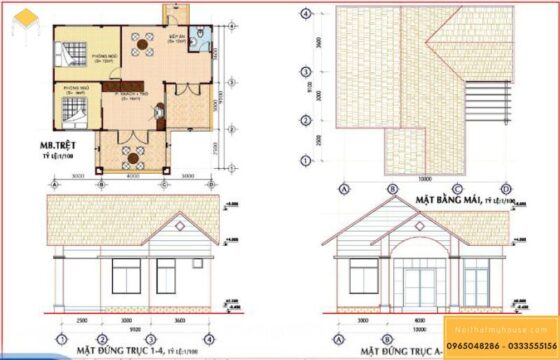 Bản vẽ thiết kế nhà cấp 4 dưới 200 triệu 10