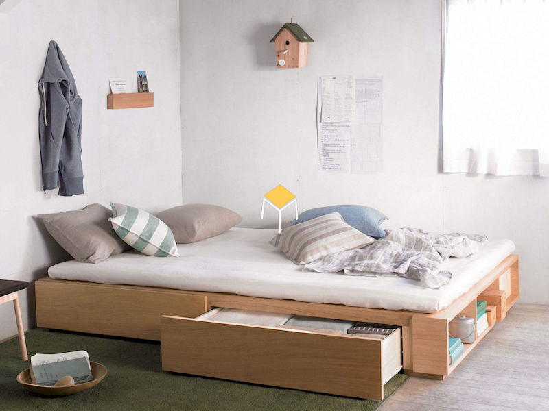 Decor phòng ngủ nhỏ đơn giản với nội thất đa năng