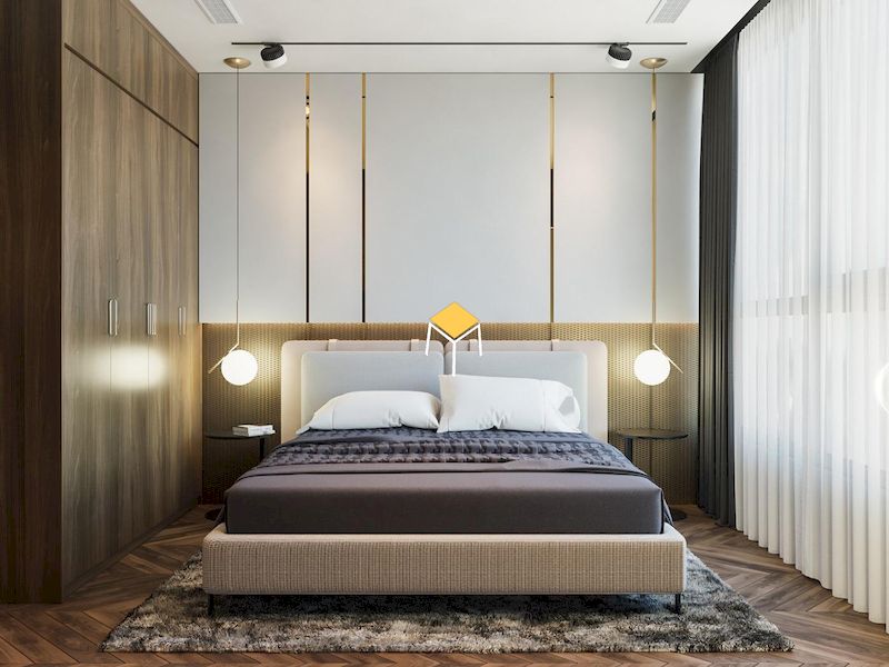 Decor phòng ngủ nhỏ đơn giản với ánh sáng tự nhiên