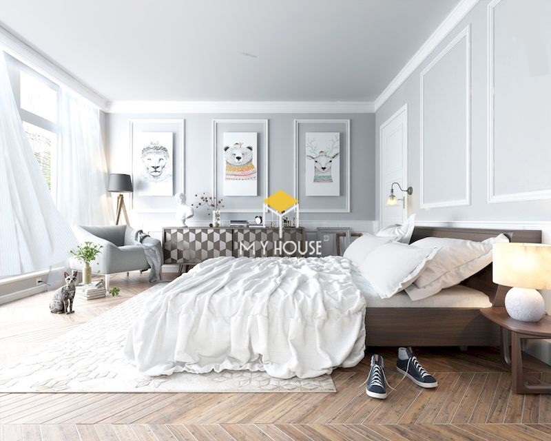 Nội thất phòng ngủ phong cách châu Âu sang trọng, thanh lịch và tiện nghi