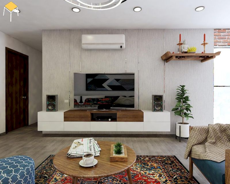 Trang trí phòng khách chung cư tối ưu không gian sống, tối ưu công năng