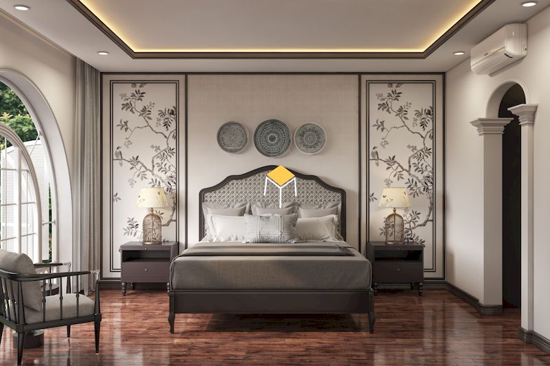 Thiết kế phòng ngủ phong cách Indochine