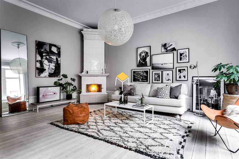 Sofa văng phong cách Scandinavian