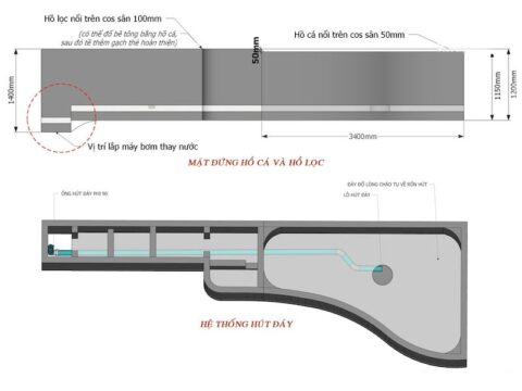 Bản vẽ hồ cá koi 24