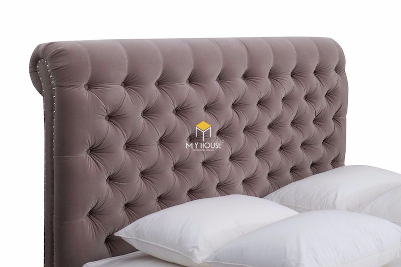 Phần đầu giường ngủ thiết kế cách điệu sang trọng