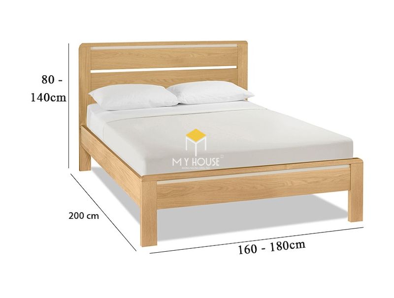 Kích thước giường gỗ công nghiệp là bao nhiêu