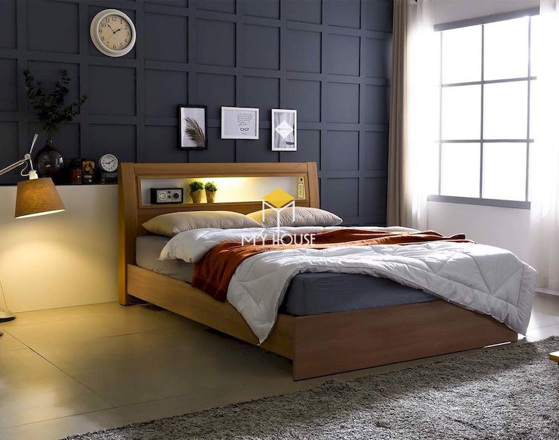 Thiết kế nội thất phòng ngủ gỗ công nghiệp