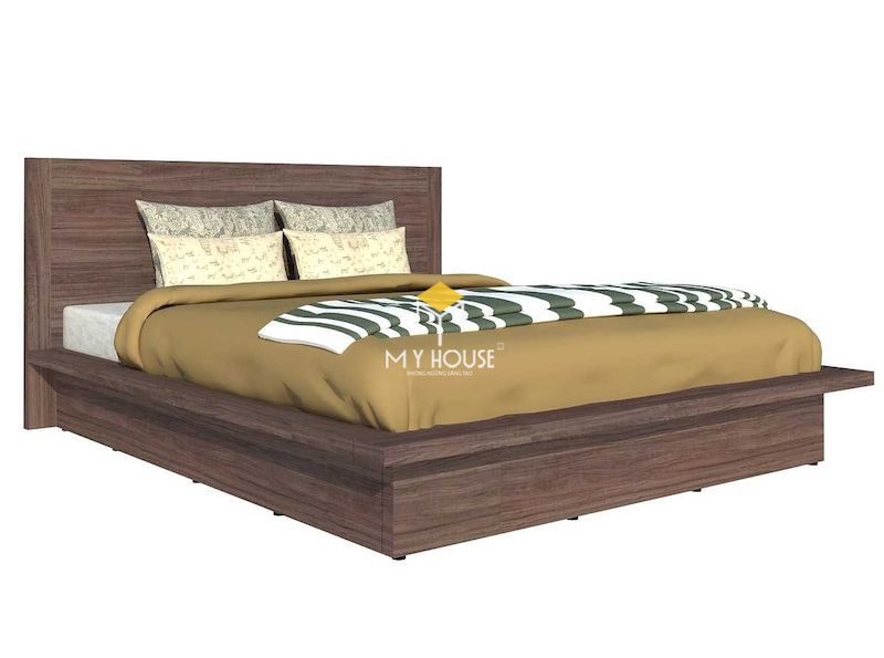 Kích thước của giường gỗ công nghiệp