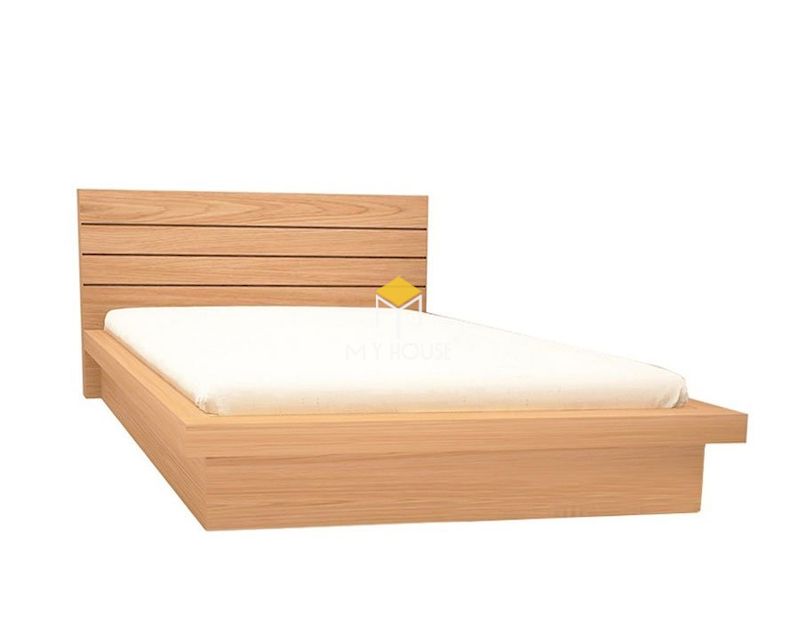 Mẫu giường ngủ gỗ sồi đẹp cho phòng ngủ hiện đại 