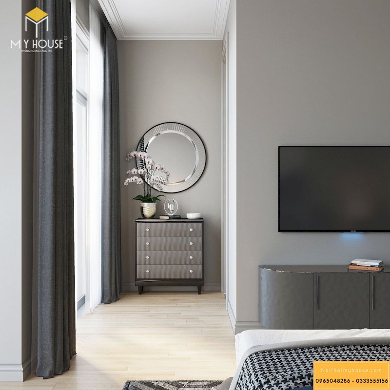 Thiết kế nội thất phòng ngủ tận dụng tối đa không gian