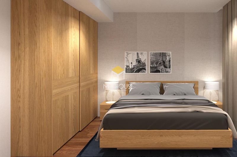 Diện tích phòng ngủ nhà cấp 4 - phòng ngủ 6m2 gỗ công nghiệp