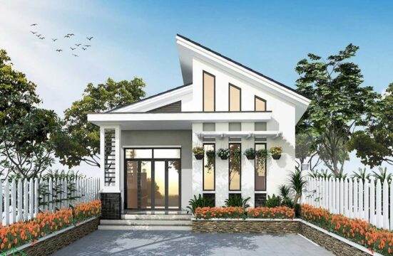 Nhà 1 tầng 3 phòng ngủ 100m2 24