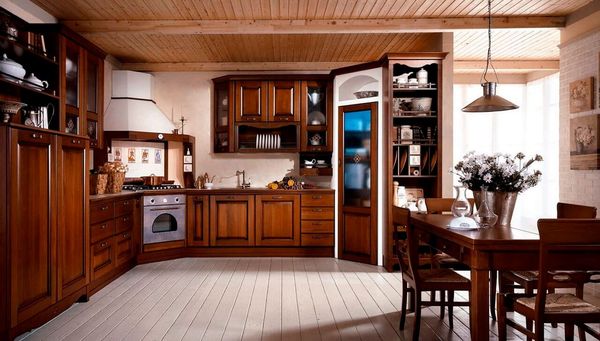 Thiết kế nội thất phòng bếp gỗ tự nhiên 10