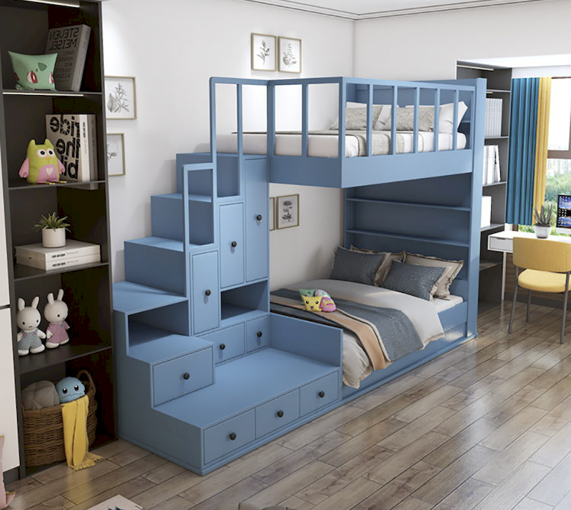 Thiết kế nội thất phòng ngủ có giường tầng