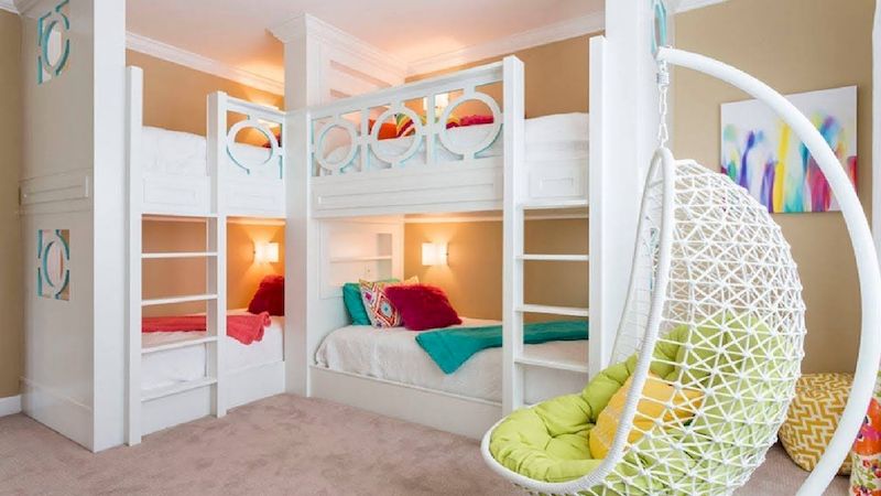 Mẫu giường tầng cho phòng ngủ trẻ em