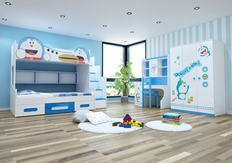 Nội thất phòng ngủ trẻ em với cách trang trí độc đáo, đúng sở thích của trẻ