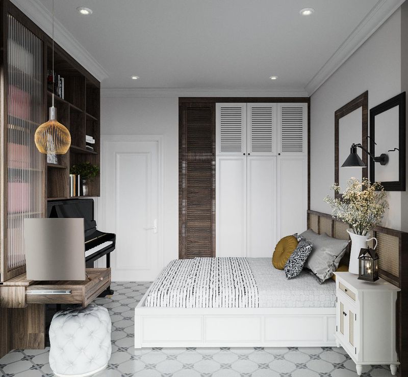 Mẫu thiết kế nội thất chung cư Indochine - Phòng ngủ 2