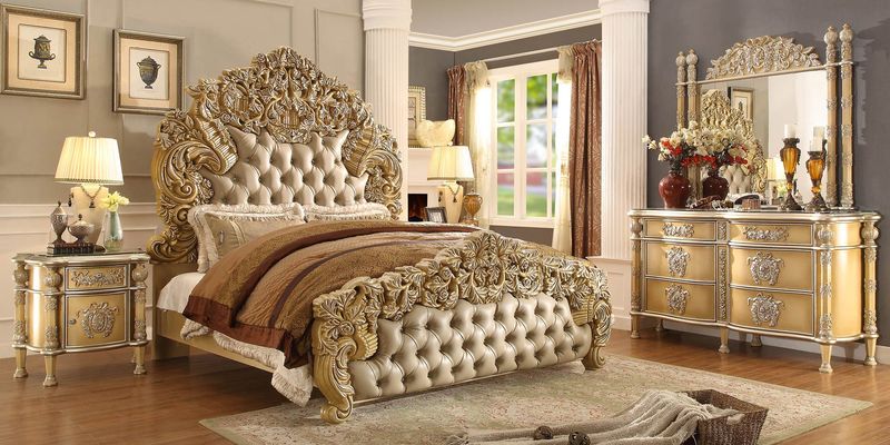 Mẫu thiết kế phòng ngủ cổ điển hoàng gia tinh xảo, cầu kỳ