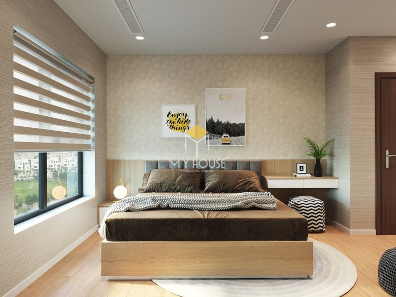 Thiết kế nội thất chung cư Royal City - Phòng ngủ 03