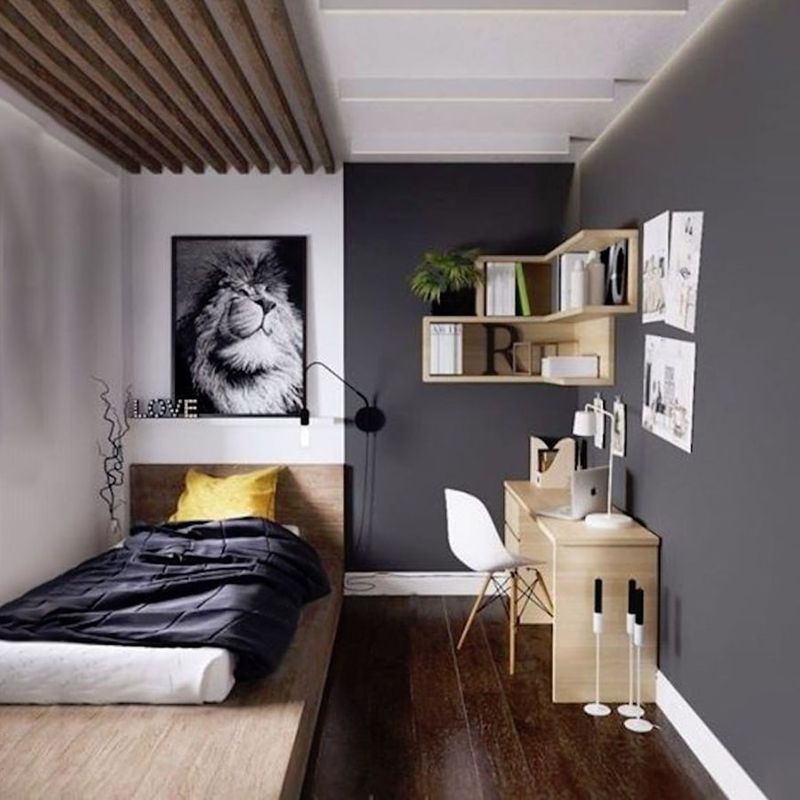 Thiết kế phòng ngủ nhỏ 6m2 - Tận dụng chiều cao & trang trí đơn giản cho không gian