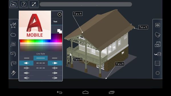 App thiết kế phòng ngủ Autocad trên di động