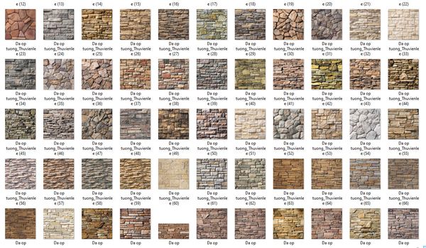 Các loại đá ốp tường phổ biến