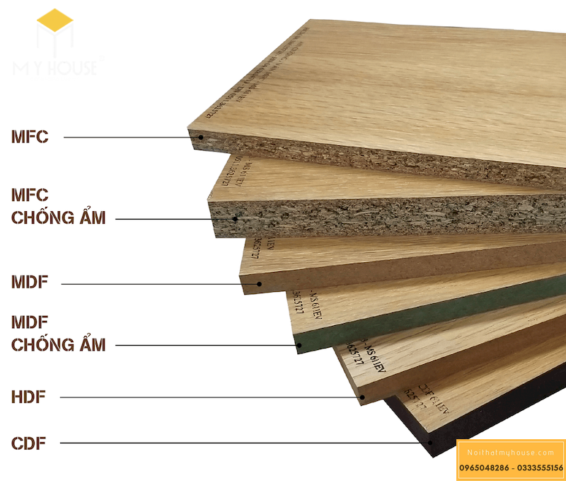 Các loại cốt gỗ công nghiệp