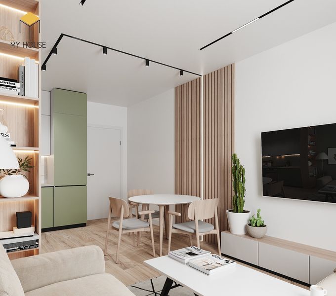 Phong cách thiết kế nội thất chung cư Sol Forest Scandinavian
