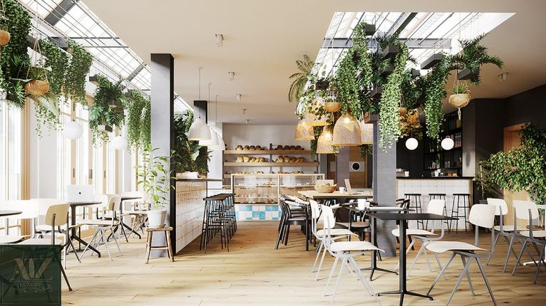 Thiết kế quán cafe phong cách Scandinivian