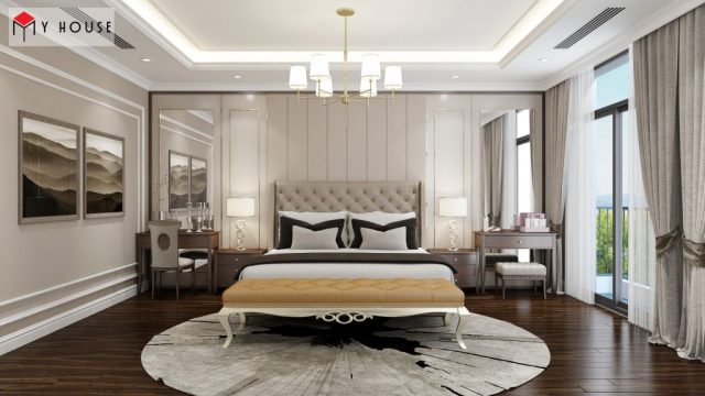 Tủ bếp gỗ óc chó